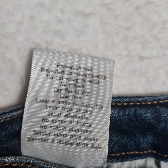 Judy Blue Distressed Jeans Women’s Size 9/29 Blue Denim Stretch Ripped Pants - Picture 12 of 13